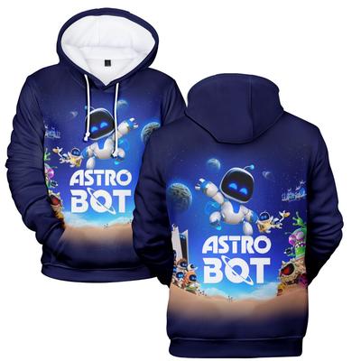 Мода для поклонников Astro Bot Аниме Печатный свитшот Спортивный Косплей Пуловеры Толстовка Косплей Костюм