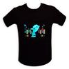 T-shirt Equalizer Lighting LED Dj Blonde Luminous Size Size XL