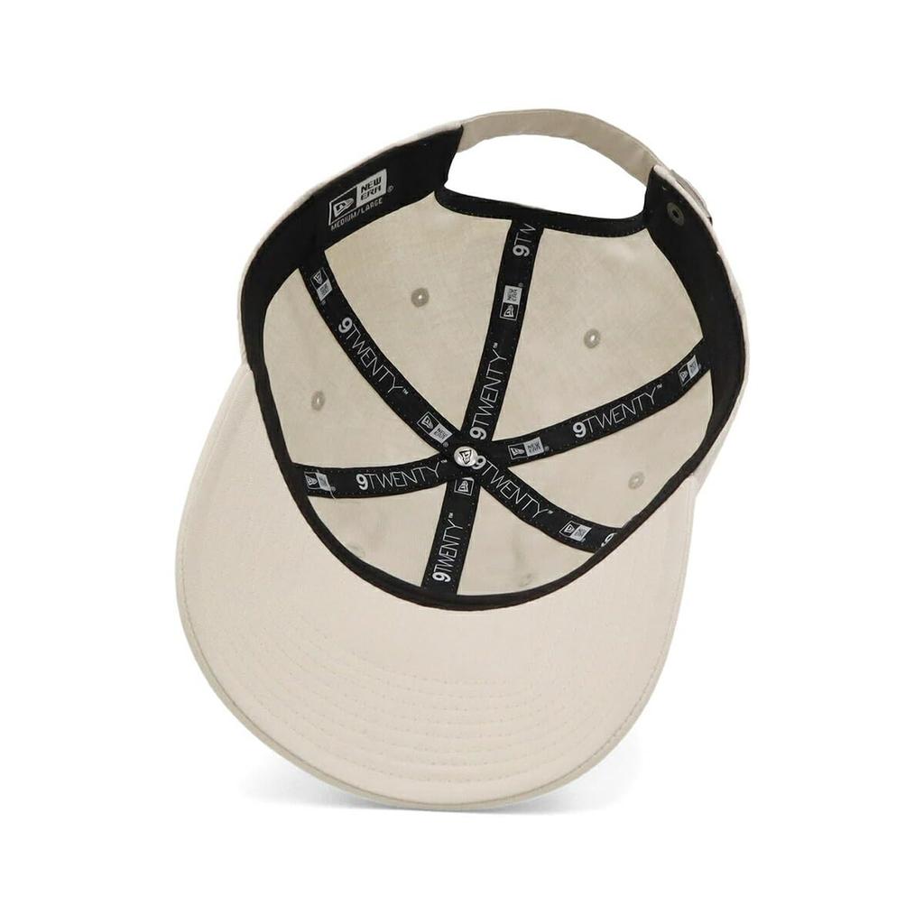 [New Era] Cap Long Visor ONSPOTZ Exclusive Light Beige ML 9Twenty Long Visor Easy Snap Cotton Flax Handwritten Logo