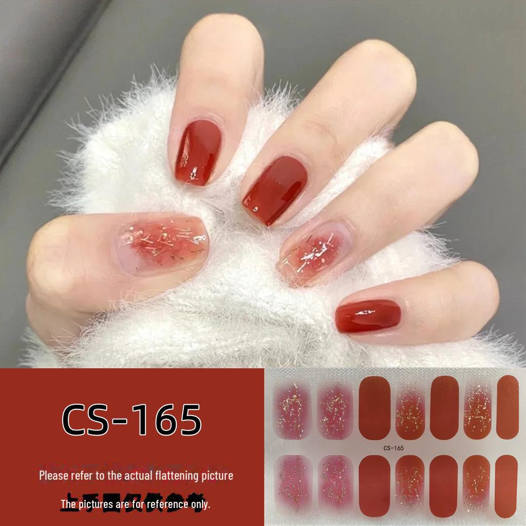 Водостойкие долговечные 3D-гелевые наклейки для ногтей без запекания — съемные и носимые дизайны для всех ногтей для женщин