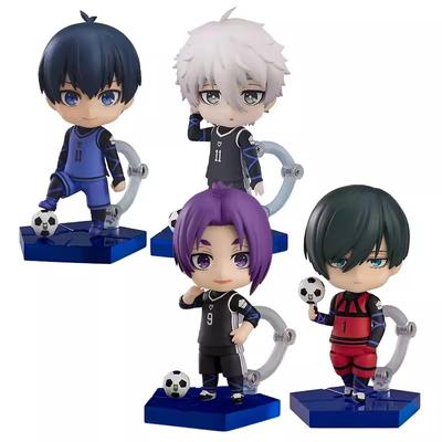 Аниме Blue Lock Rin Itoshi Mikage Reo Isagi Yoichi Фигурка Q Версия Подвижная Модель ПВХ Игрушки Подарки