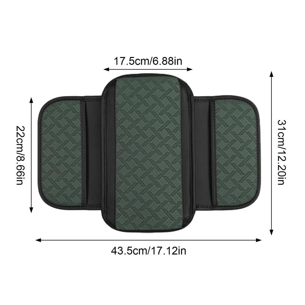 Car Armrest Cover Height Pad With Side Storage Bags Automotive Armrest Arm Support Cushion Protective Pad for Car Interior