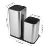 Thickened Utensil Bucket Rustless Steel Storage Tube Storage Holder  Spoon Storage