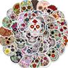 50Pcs The Phantom Terror Skull Graffiti Stickers Waterproof Pvc Laptop Suitcase Refrigerator Skateboard Decoration Stickers