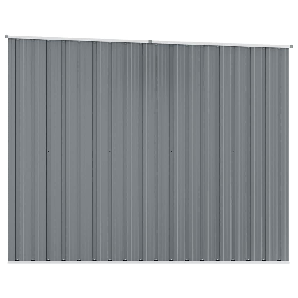 Garden Shed Gray 195 x 198 x 159 cm Galvanized Steel