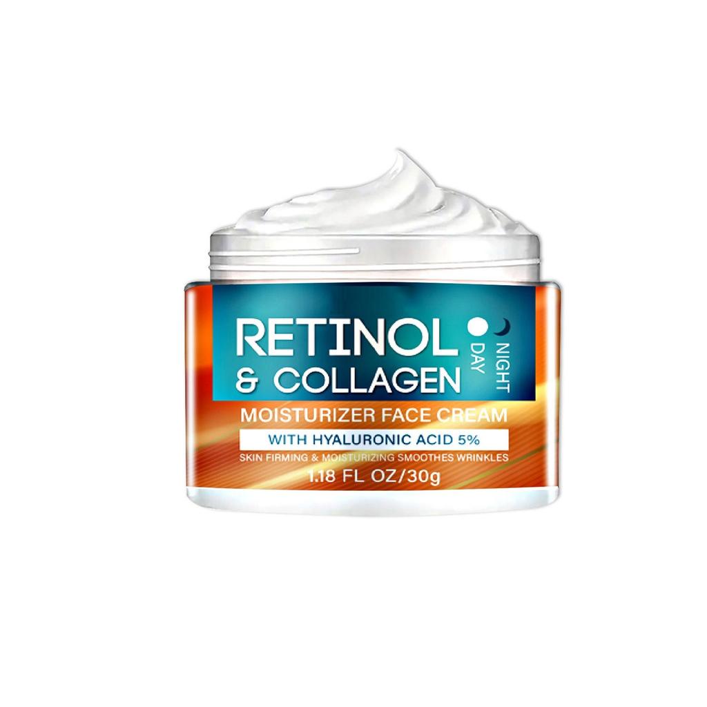 Retinol Collagen Cream Softens Facial Skin, Reduces Wrinkles, Moisturizes And Nourishes