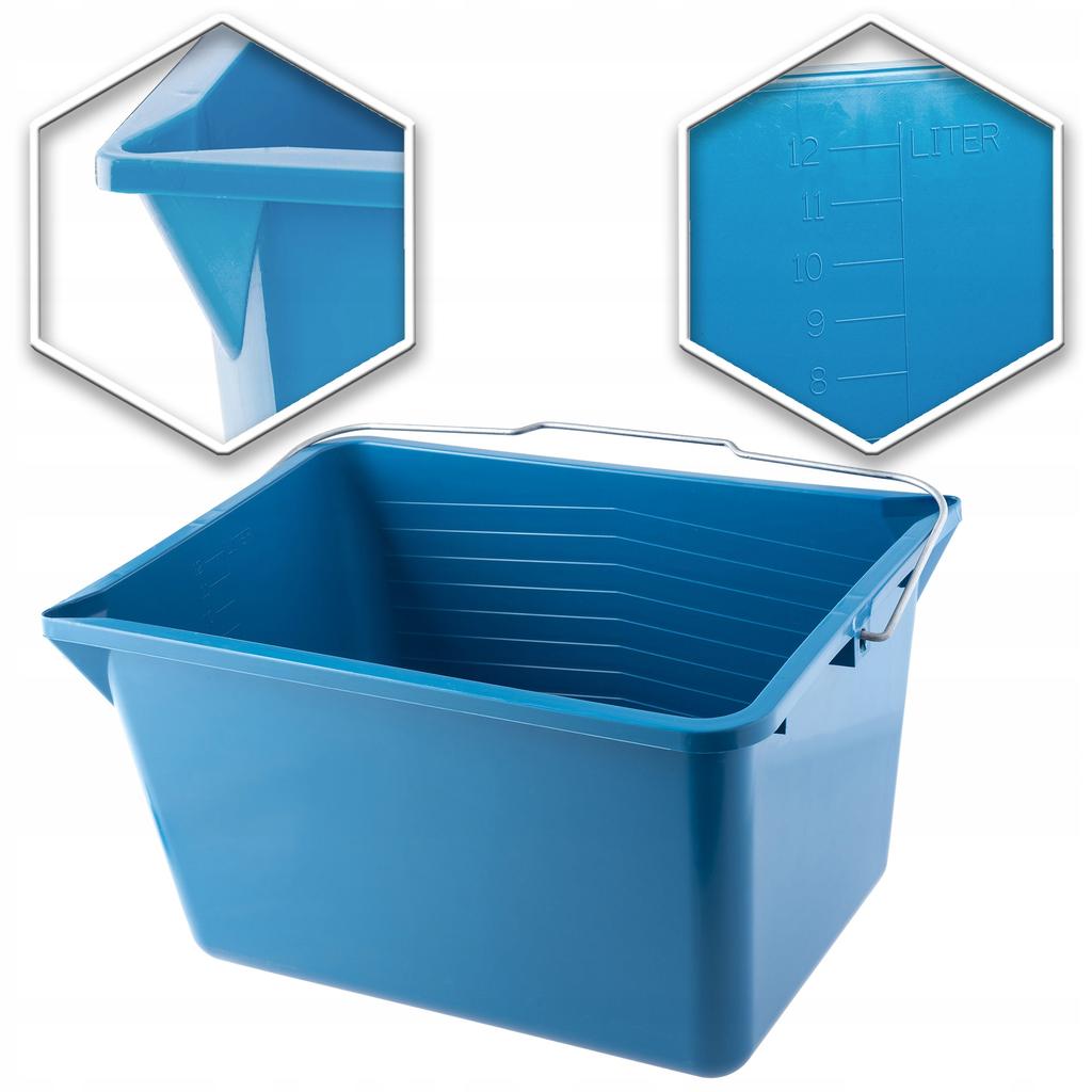 KADAX Малярное ведро Ведерко С Ручкой 12 Литров 3шт