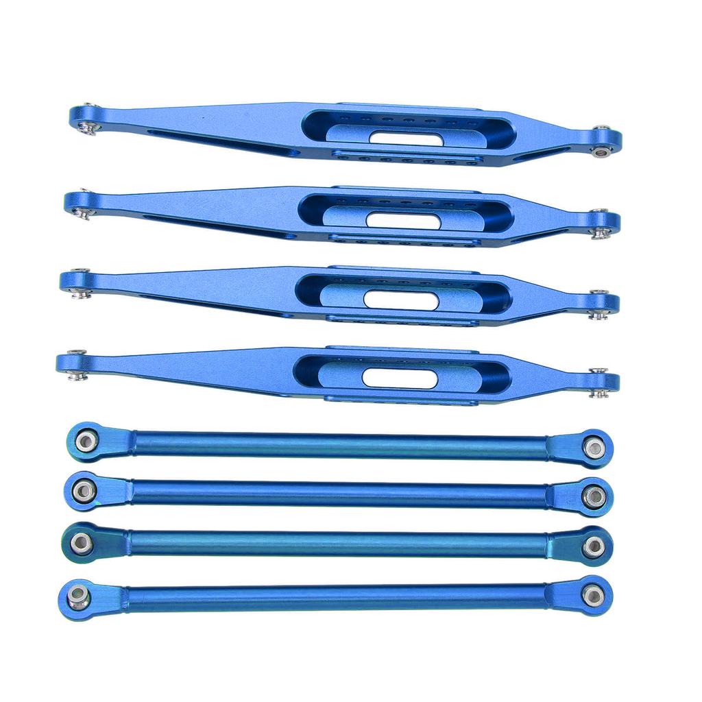 Upper Lower Suspension Links Aluminium Alloy High Strength Exquisite RC Suspension Links Set for LOSI 1 8 LMT 4WD RC Car