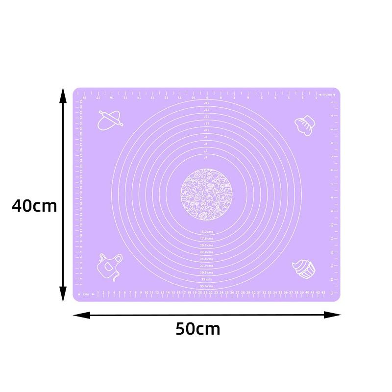 Большой силиконовый коврик, кухонный коврик для замешивания теста, коврик для выпечки, кулинария, торт, кондитерские изделия, антипригарные раскатывающиеся подушечки для теста, инструменты, листы, аксессуары