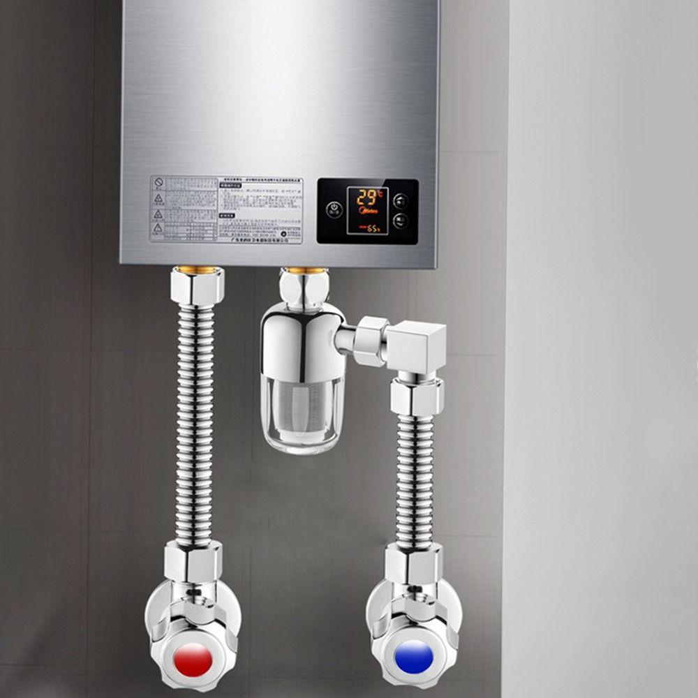 Прозрачный очиститель воды с полностью медной распылительной головкой, прямой питьевой фильтр для предварительной очистки воды, стиральная машина