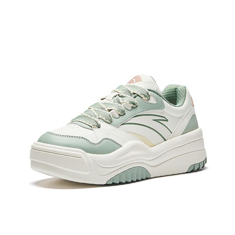 Anta Wave Shoes 2 удобные повседневные модные дышащие низкие кроссовки для скейтбординга женские кроссовки цвета слоновой кости и белого цвета 922438016-3