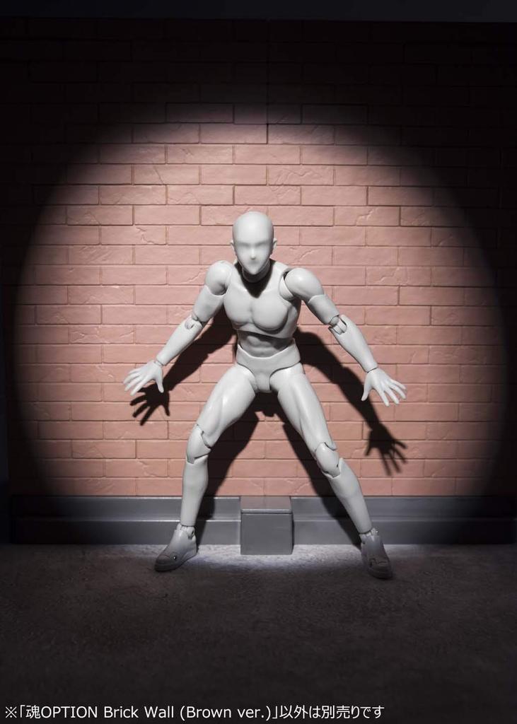 TAMASHII NATIONS Tamashii OPTION Brick Wall (Brown ver.) Non-scale ABS Complete Figure