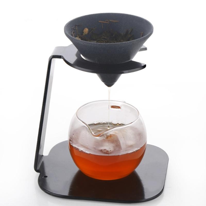 Конусообразный непористый фильтр для кофе фильтр для чая из глиноземной руды аксессуары для кофейных фильтров