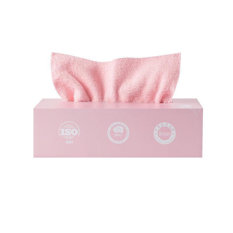 Многоцелевые съемные тряпки: Упакованные в коробки гигиенические губки для влажной и сухой уборки кухни.