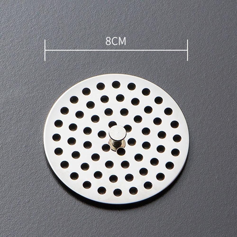 Round Square Shape Floor Drain Net Cover Stainless Steel Hair Filter Useful Drain Cover