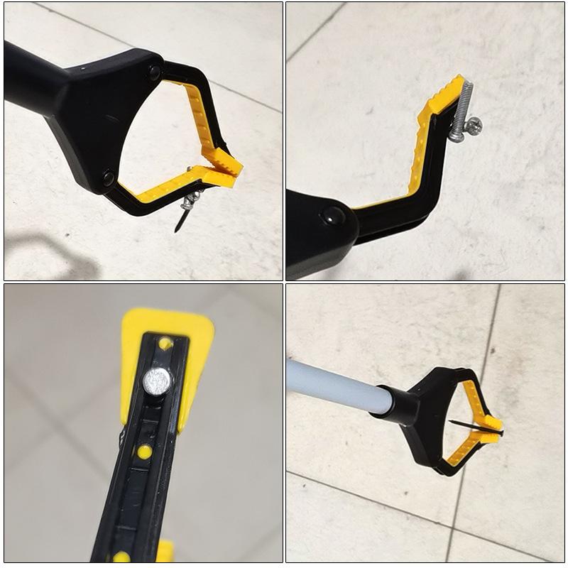 Инструмент для захвата, удлиненный складной захват, палка с прочной ручкой, магнитная противоскользящая челюсть, инструмент для захвата мусора