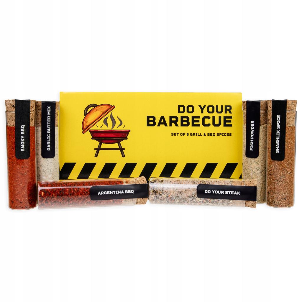 BBQ SEASONING SET "DO YOUR BARBECUE" 6x60ML