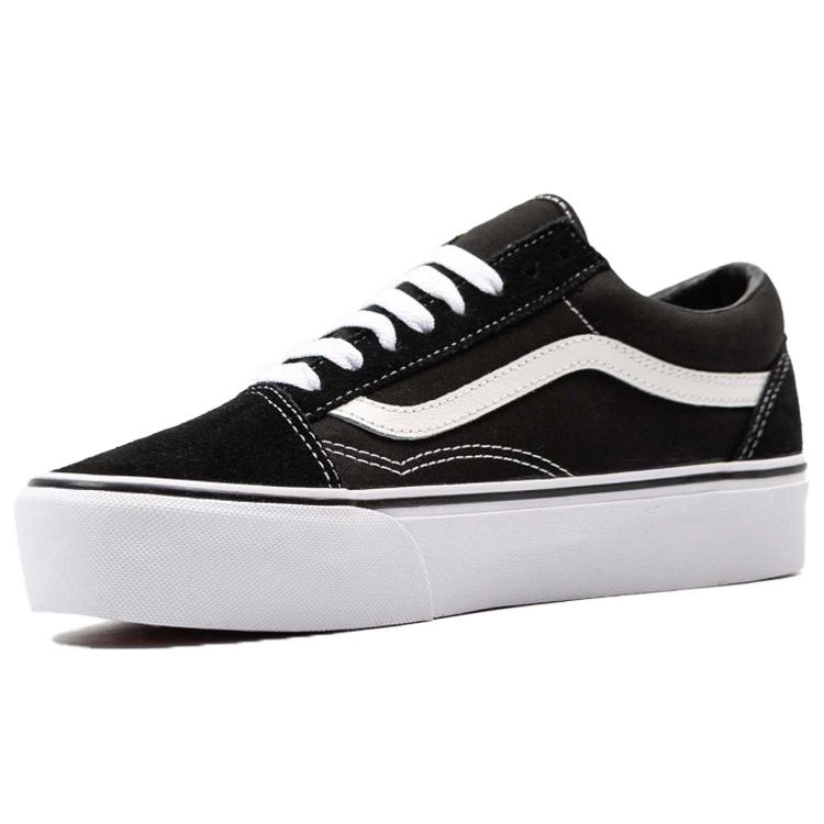 Vans Old Skool Platform Black White Unisex Sneakers VN0A3B3UY28
