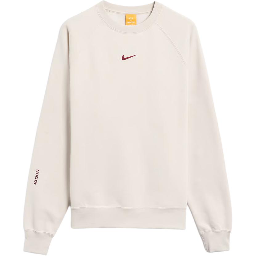 Nike X Drake Nocta Коллаборационный свитшот с логотипом и надписью реглан с длинным рукавом мужской FN8160-104