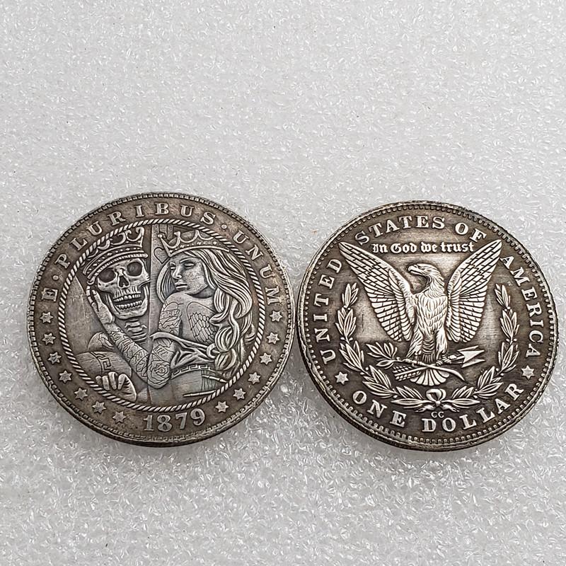 1879 HOBO США Соединенные Штаты Америки Памятные коллекционные сувениры Серебряные монеты