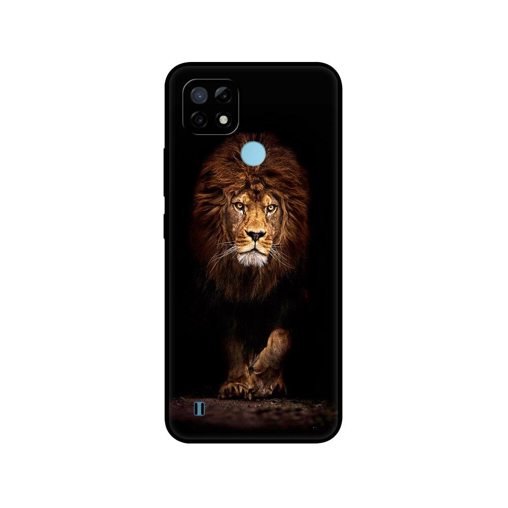 Силиконовый чехол для Realme C21 для OPPO RealmeC21 C 21, чехлы для телефонов 6,5 дюйма; Funda RMX3201 Bumper Capa Etui Мягкий черный чехол из ТПУ