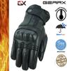GearX Sniper Leather Motorbike Gloves Thermal Waterproof Winter Protection