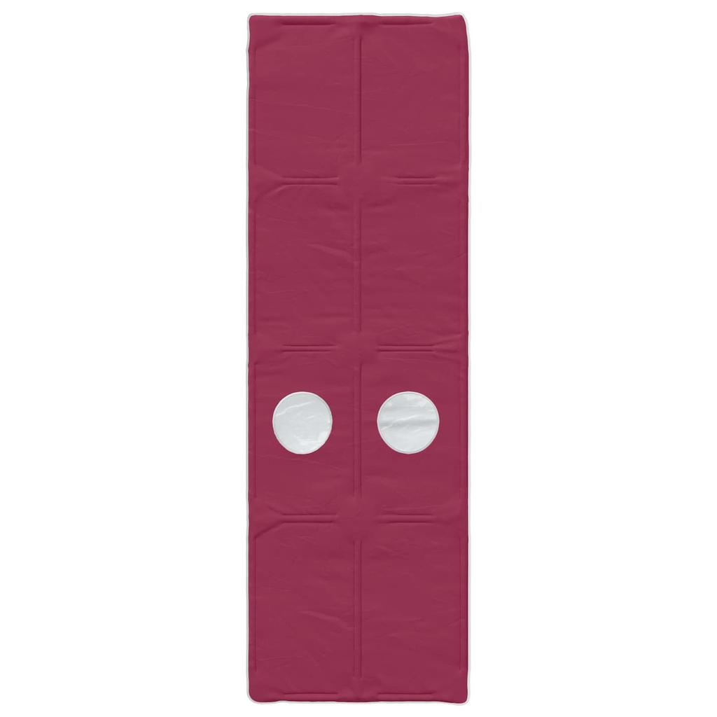 Bed with Tunnel 4 pcs White and Red Particleboard