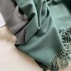 Keep It for Yourself, Feel Soft Sister Scarf, Women's Winter Versatile Double-sided Solid Color Scarf, Long Thickened Warm Shawl