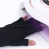 Professional 1 Pair Anti UV Gloves Gel Protection Gloves For Manicures Protect Hands Nail Art Stretchy Fingerless Glove