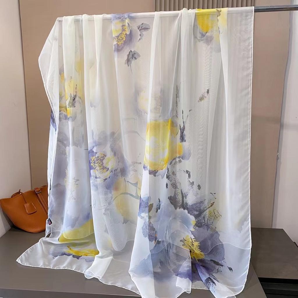 Scarf for Women New Spring and Autumn Big Scarf Fashionable and Versatile Warm Scarf Fashionable Sunscreen Shawl for Mother