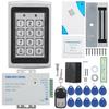 Electric Magnetic Door Lock Access Control Card Password Door Security System Kit