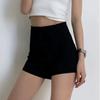 Black High-waisted Shorts for Women Summer Casual A Line Shorts Korean Style Slim Fit Sexy Hot Pants Plus Size Women Clothing