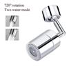720° Rotatable Universal Faucet Extender Splash-proof Tap Sprayer Head Water Saving Plastic Faucet Nozzle for Kitchen Bathroom