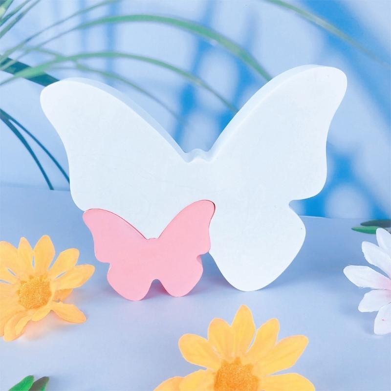 Lovely Butterfly Shaped Decors Moulds Realistic Butterfly Shaped Model Creating Resin Mold Innovative Silicone Mold
