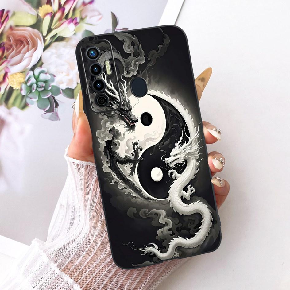 Ударопрочный чехол для Tecno Camon 17 Pro 17P Cover CG7 CG7n CG8 CG8h Милый мультяшный мягкий чехол для Tecno Camon 17 CG6 CG6j Задняя крышка