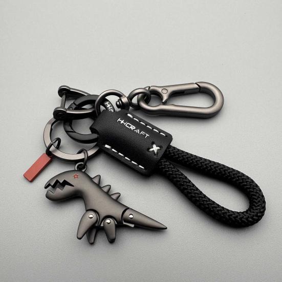 Yousheng Dinosaur Charm Keychain Zinc Alloy Animal Keyring Keys Backpacks Handbags Keychain Stylish Accessories