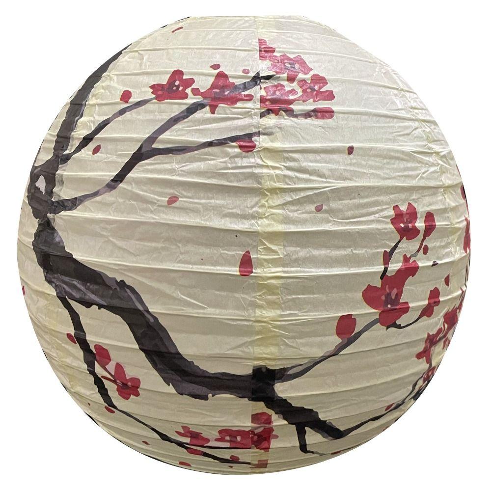 Retro Paper Mid-Autumn Lantern Glowing Hanging Paper Lantern Three-dimensional Handmade Street