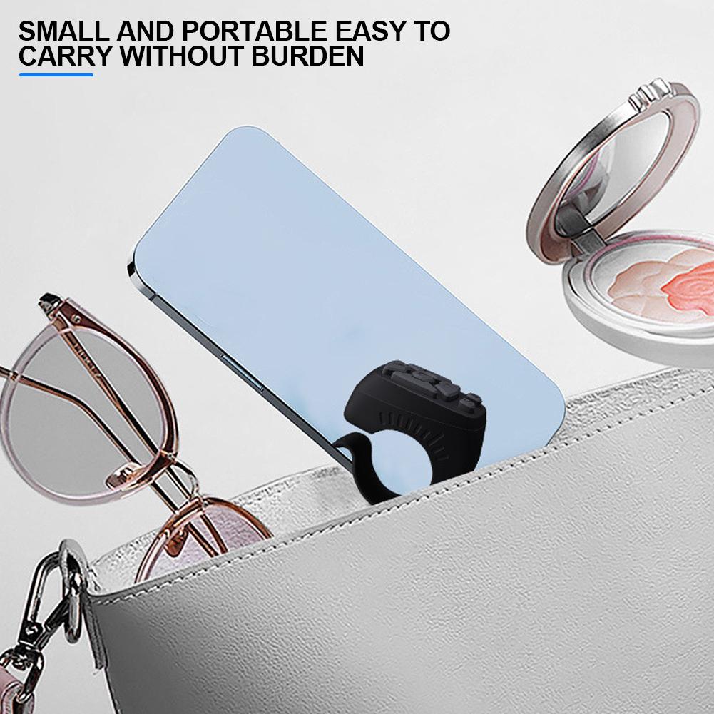 7 клавиш Bluetooth 5.0 беспроводной пульт дистанционного управления с сенсорным экраном для перелистывания страниц и прокрутки для прокрутки TikTok