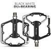 WEST BIKING Aluminum Alloy Bicycle Pedals Double DU Bearing 3 Perrin Chromium-molybdenum Steel Shafts MTB Road Bike Accessories