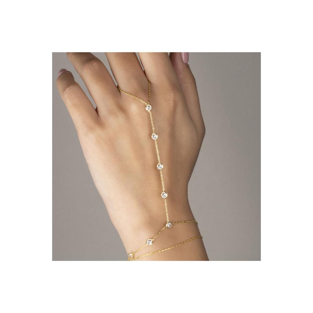 Серебряный серебряный Ахмеран с одним камнем