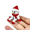 Милый Снеговик Рождественские Игрушки 3D Печать Рождественская Елка Снеговик Олень Кукла Брелок для Сумки Украшение Праздничный Подарок