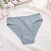 Mid-waist Cotton Panty For Women Sexy Solid Color Lingerie Soft and Breathable Underwear
