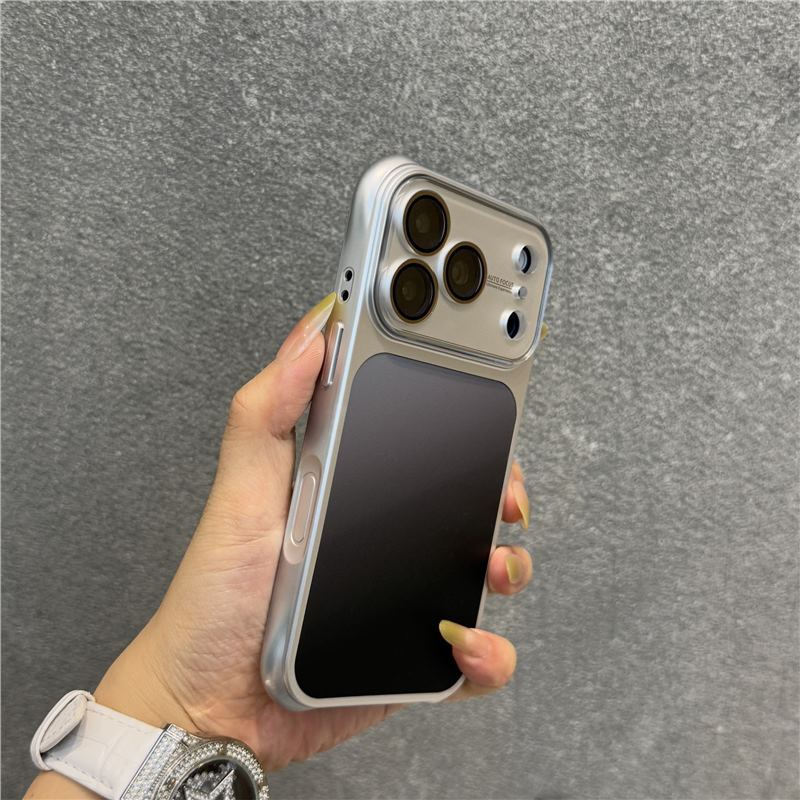 Новая модель подходит для чехла для мобильного телефона iPhone17, постепенное изменение контрастного цвета, большое прозрачное окно для камеры, чехол с защитой четырех углов для Apple 16