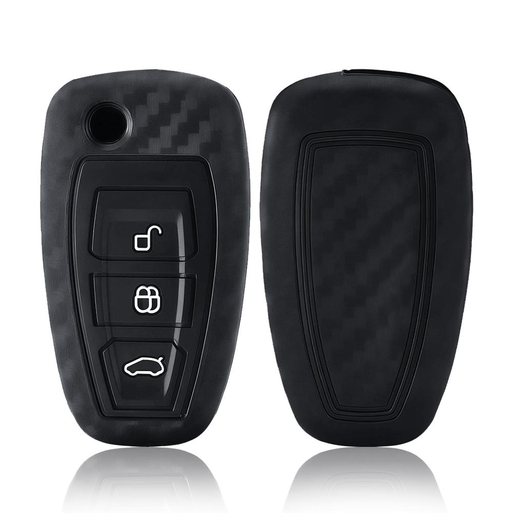 Силиконовый чехол-футляр для брелока автомобильного ключа для Ford Ranger C-Max S-Max Focus MK3 Galaxy Mondeo Transit Tourneo Custom Аксессуары