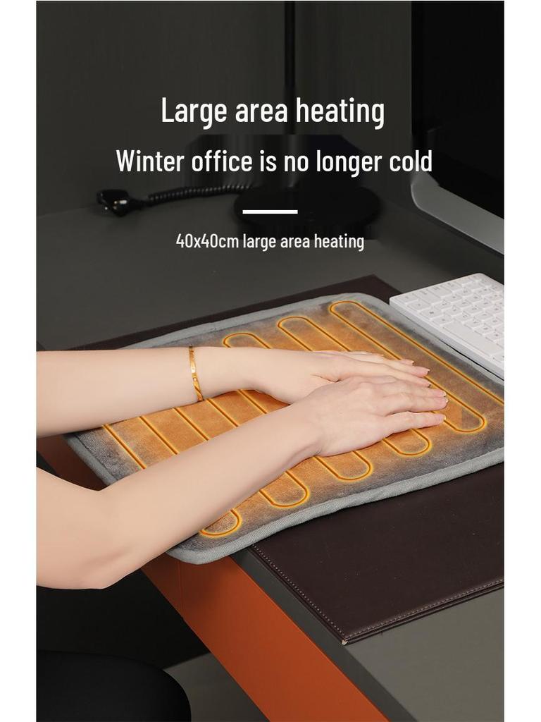Многофункциональная электрическая греющая подушка: Дом, Офис, Грелка для рук, ног, бедер, Нескользящий коврик для пола