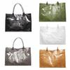 Glossy Transparent Jelly Bag Large Capacity Letter Prints Handbags Fashion PVC Tote Bag  Swimming