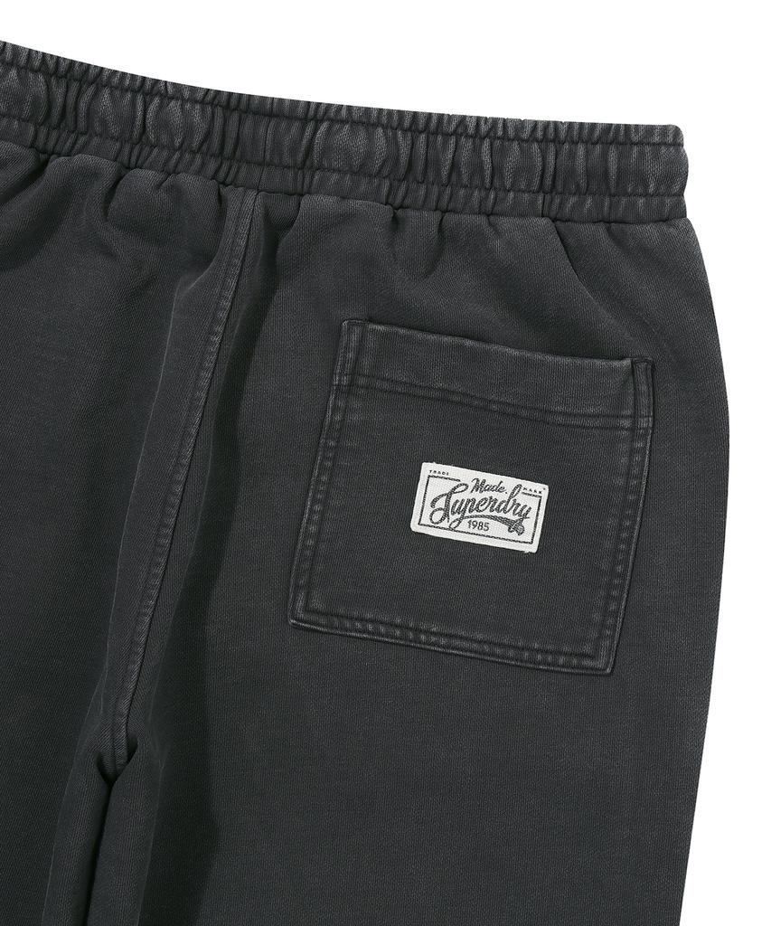 Syupeodeulai Vintage Washed Wide Sweatpants Dark Gray