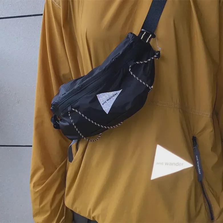 Ультратонкая 3-метровая светоотражающая водонепроницаемая нейлоновая клетчатая сумка DuPont на пояс и грудь