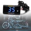 Motorcycle Ultra Thin Digital Motorcycle Motor Vehicle Temperature Gauge Meter