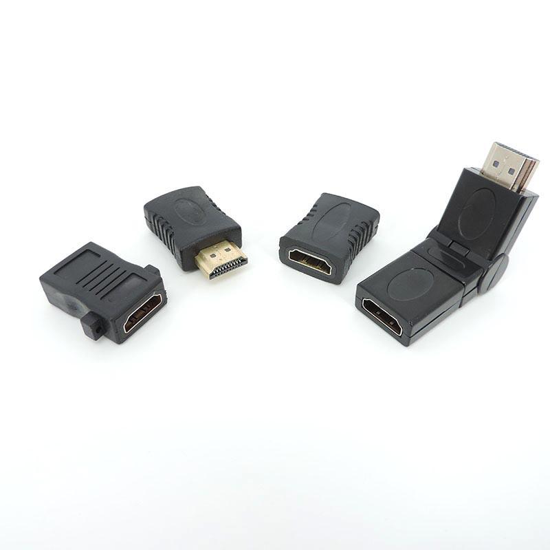 Регулируемый разъем 90 270 градусов HDMI-совместимый мужской к женскому прямому адаптеру-конвертеру прямоугольный локоть для HDTV видео